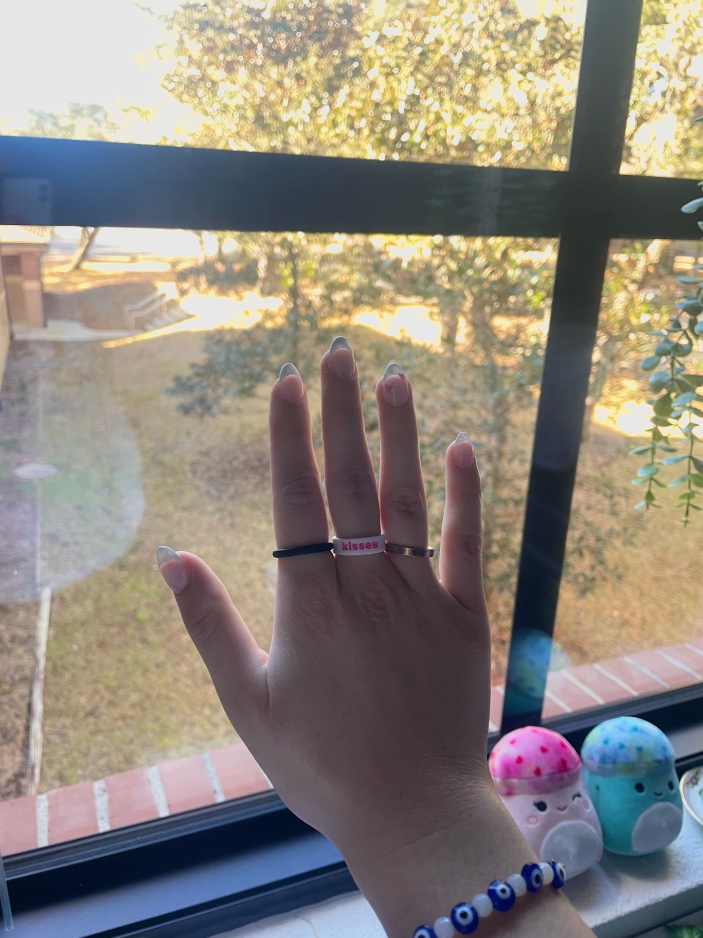 Flip Reversible Heart / Kisses Ring