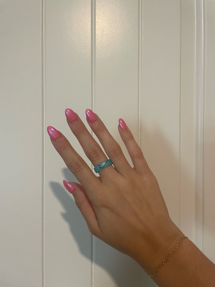Flip Reversible wave / beachy ring