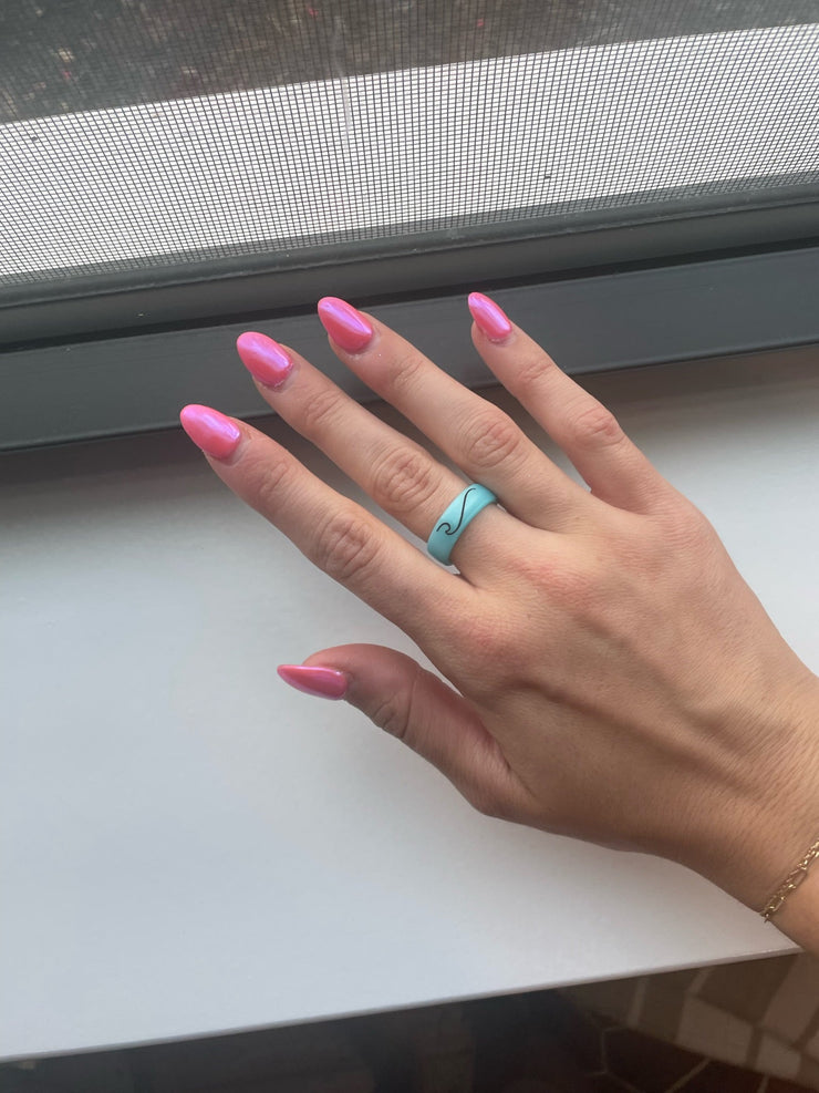 Flip Reversible wave / beachy ring