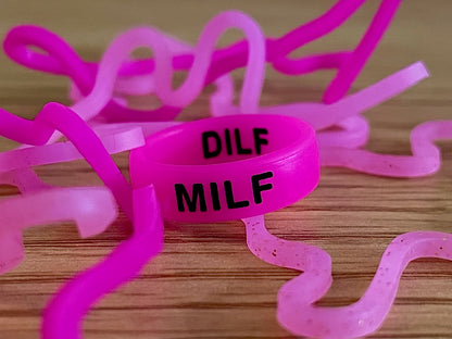 Flip Reversible MILF / DILF ring