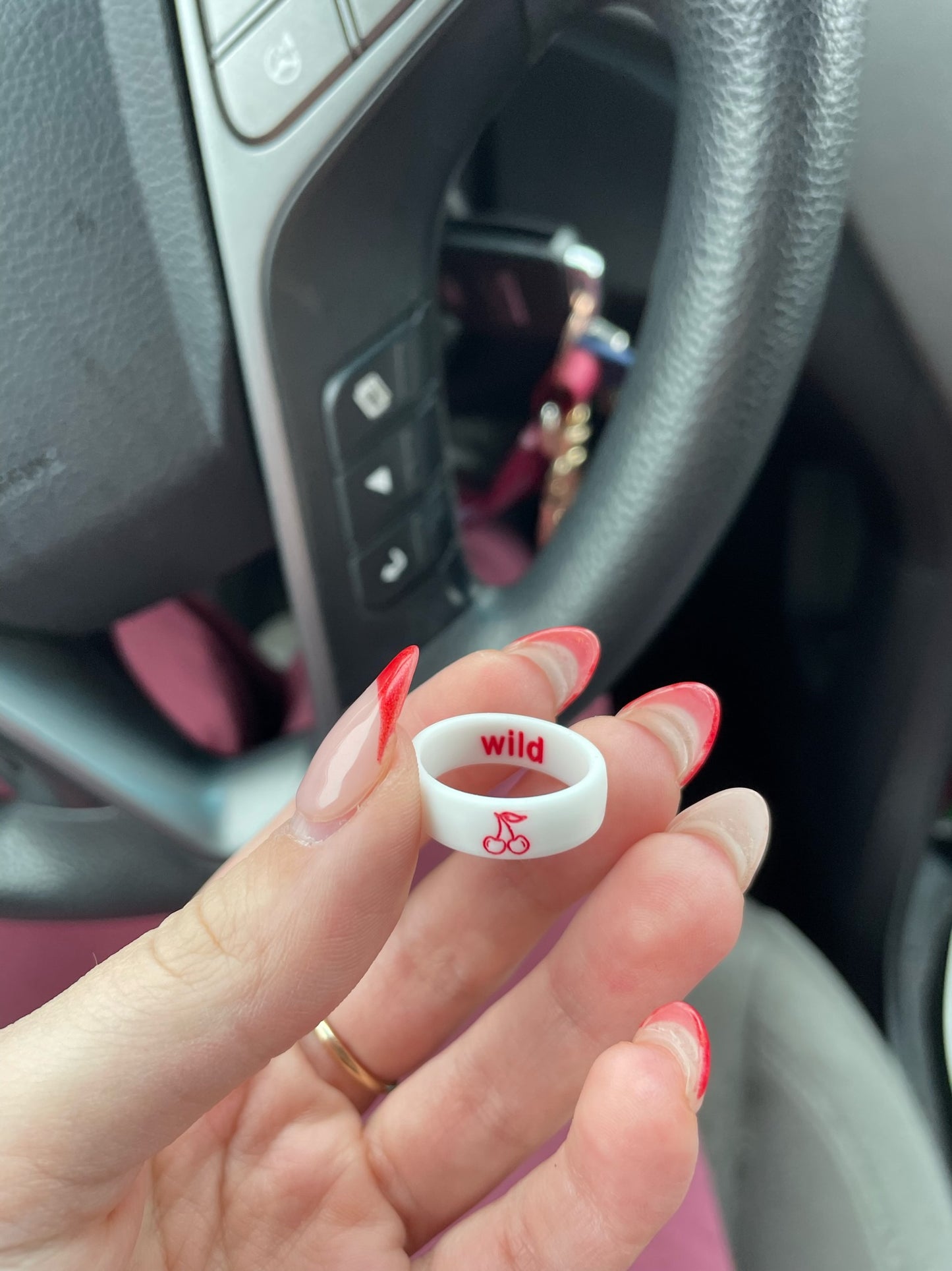 Flip Reversible cherry / wild ring