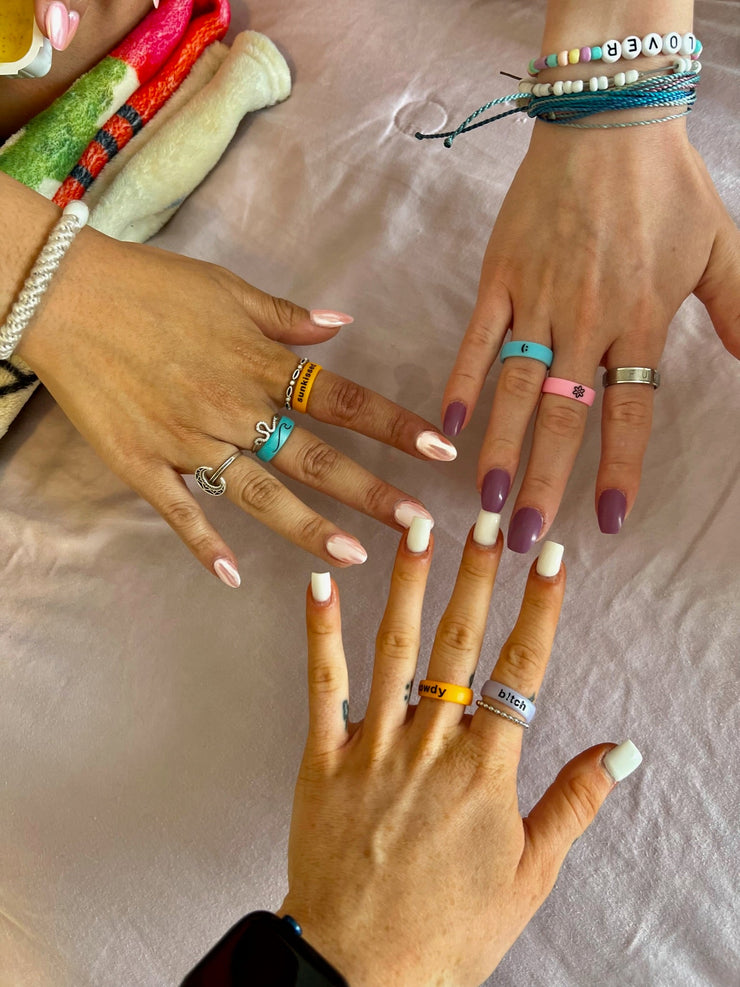 Flip Reversible wave / beachy ring