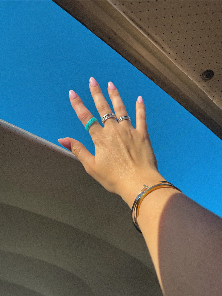 Flip Reversible wave / beachy ring