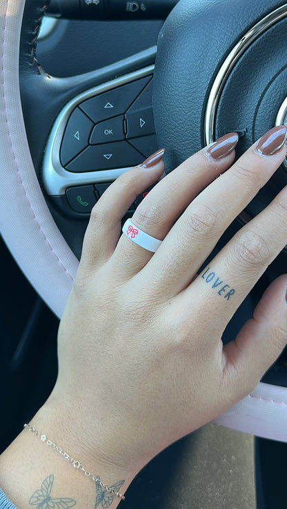 Flip Reversible Bow / FA LA LA ring
