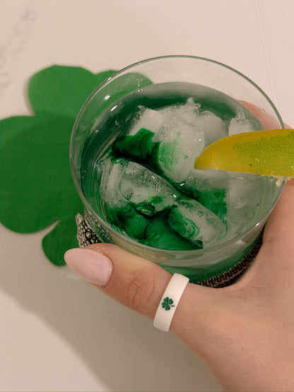 Flip Reversible shamrock / feelin' lucky Ring