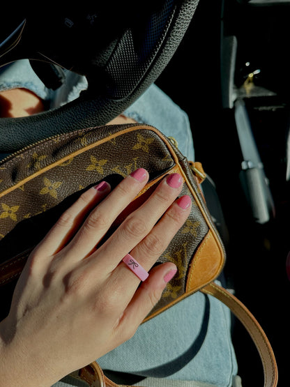 Flip Reversible bow / j'adore ring
