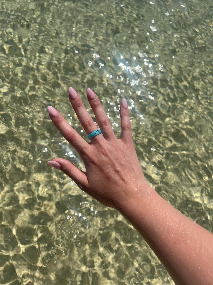 Flip Reversible wave / beachy ring