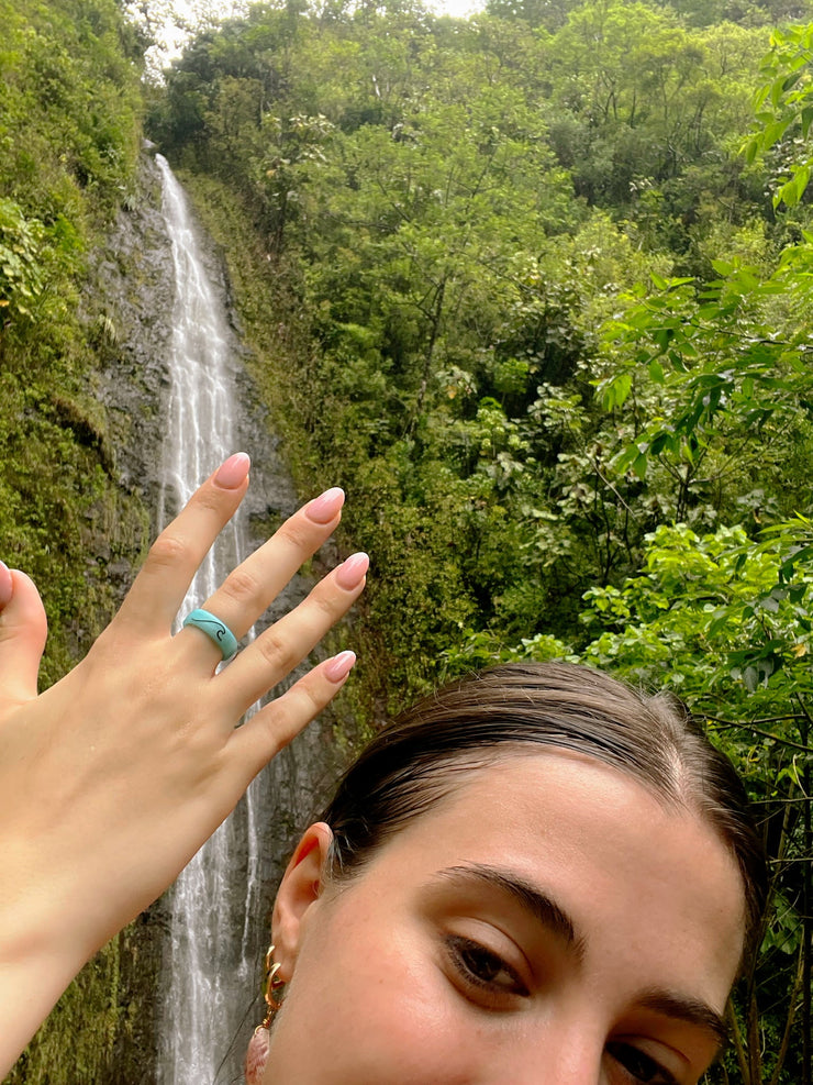 Flip Reversible wave / beachy ring