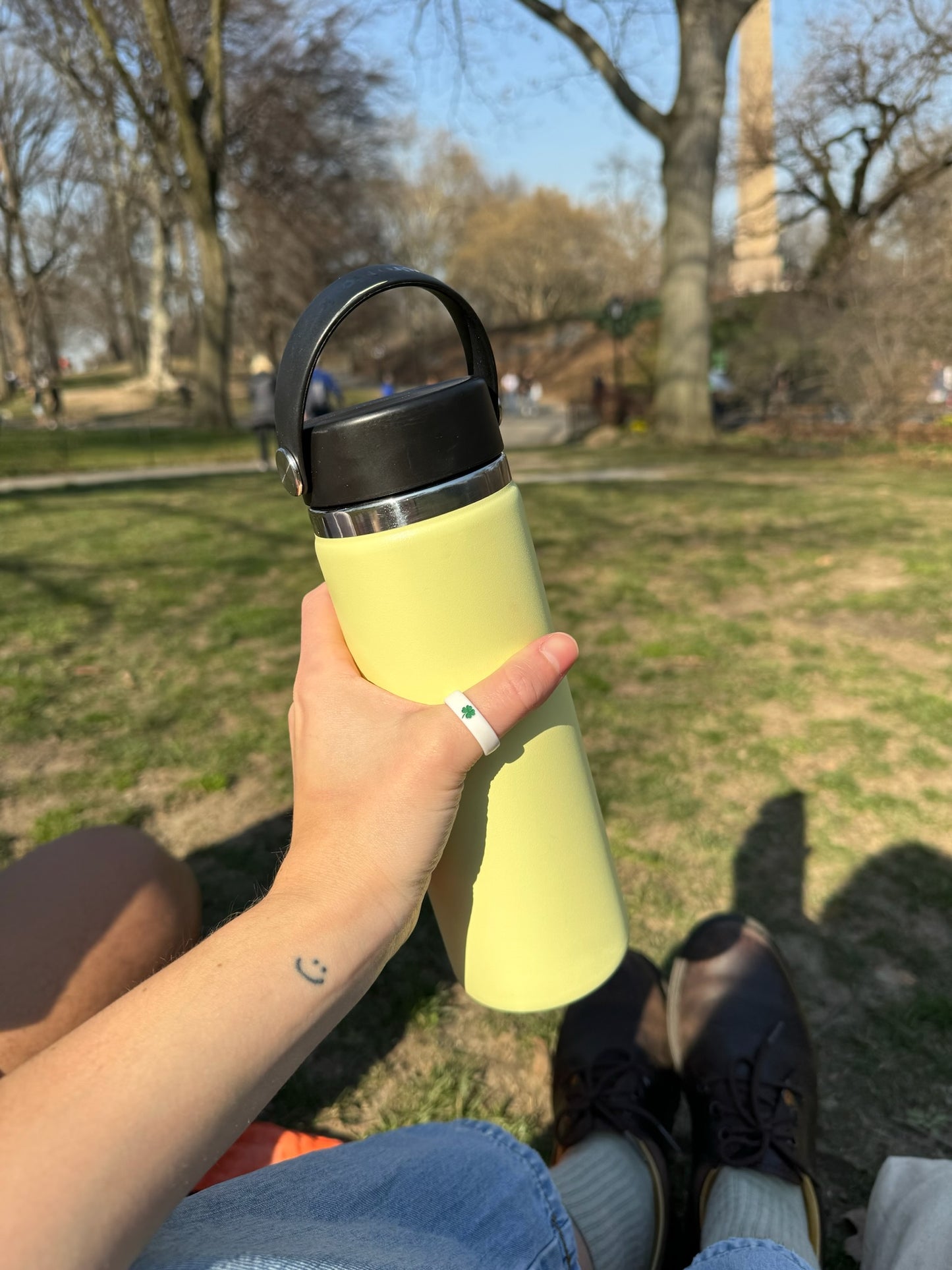 Flip Reversible shamrock / feelin' lucky Ring