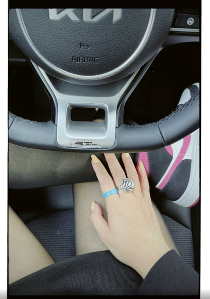 Flip Reversible wave / beachy ring