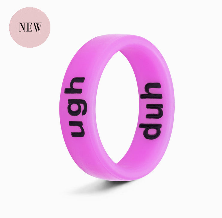 Flip Reversible ugh / duh ring