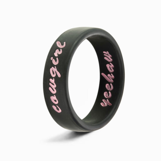 Flip Reversible cowgirl / yeehaw ring