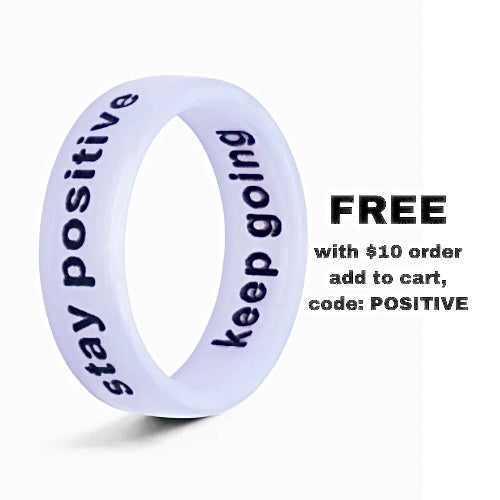 FREE ring with $10 purchase, add to cart, code: POSITIVE