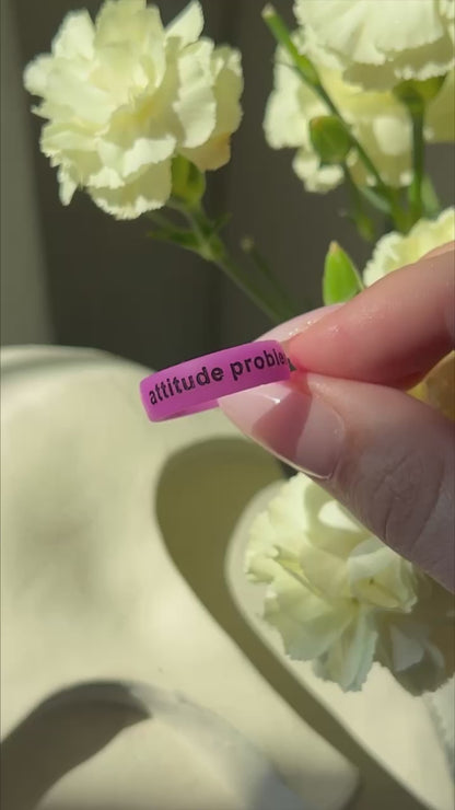 Flip Reversible attitude problem / deal with it Ring