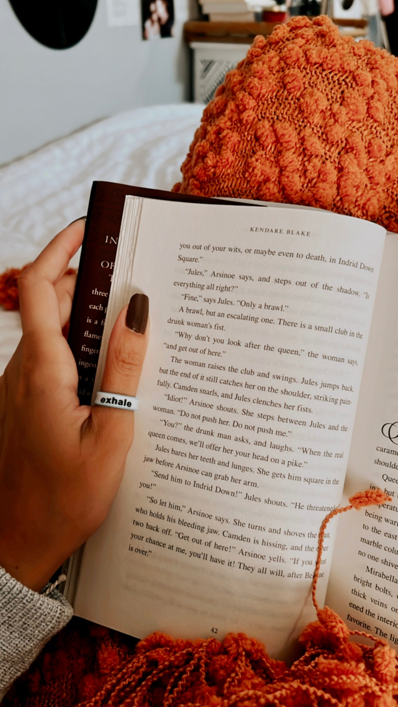 Flip Reversible inhale / exhale ring