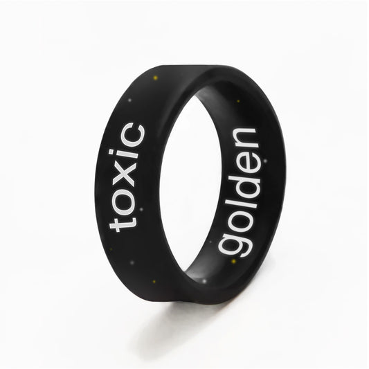 Flip Reversible golden / toxic Ring