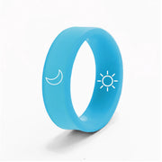 Flip Reversible sun / moon ring