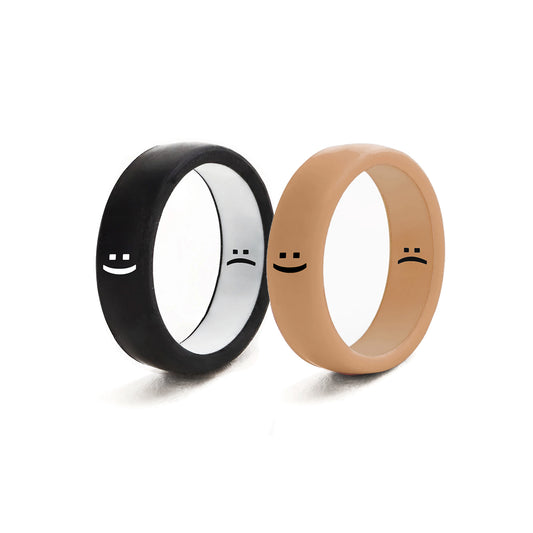 Flip Reversible smile ring 2pack bi