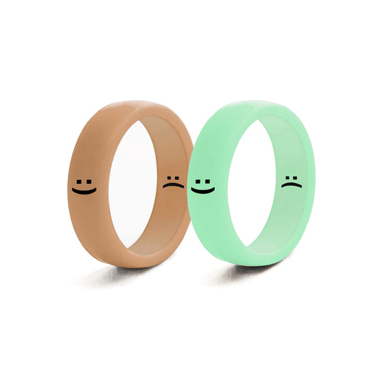 Flip Reversible smile ring 2pack cm