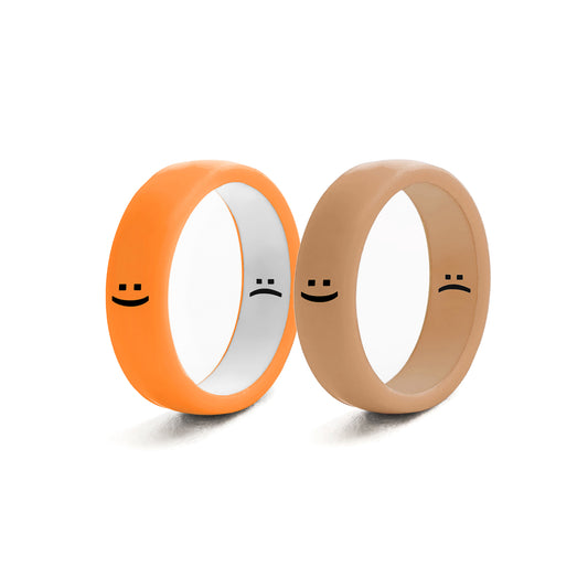 Flip Reversible smile rings 2pack oi