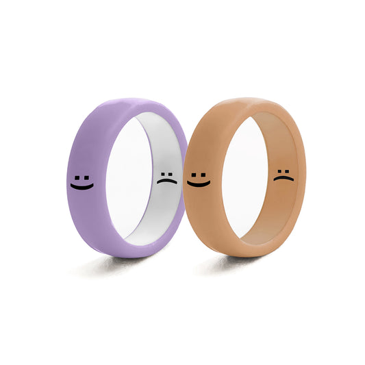 Flip Reversible smile ring 2pack li