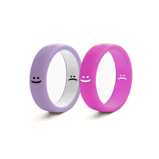 Flip Reversible smile ring 2pack lm