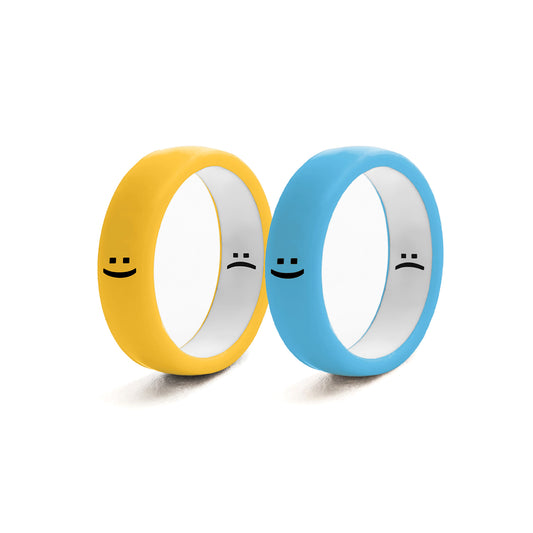 Flip Reversible smile rings 2pack yb
