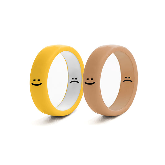 Flip Reversible smile rings 2pack yi