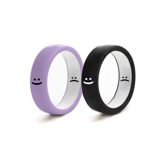 Flip Reversible smile ring 2pack lbw
