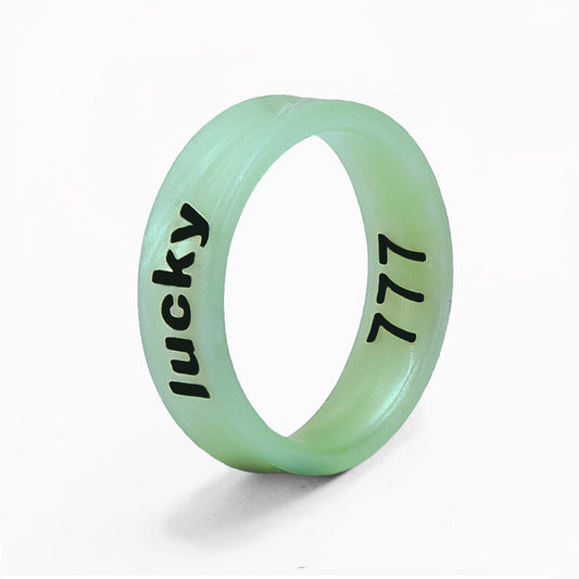 Flip Angel Numbers 777 / lucky Ring