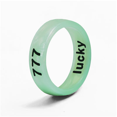 Flip Angel Numbers 777 / lucky Ring