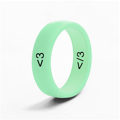 Flip Reversible heart / broken heart Ring