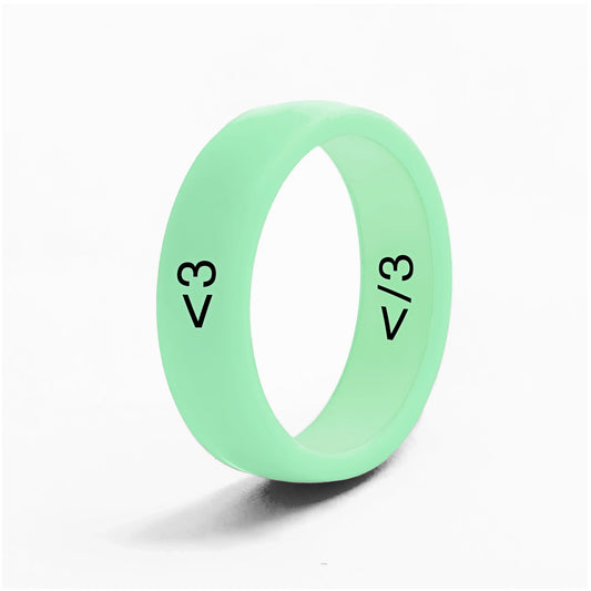 Flip Reversible heart / broken heart Ring