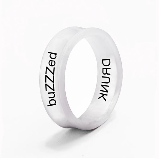 Flip Reversible DRUNK / Buzzed Ring