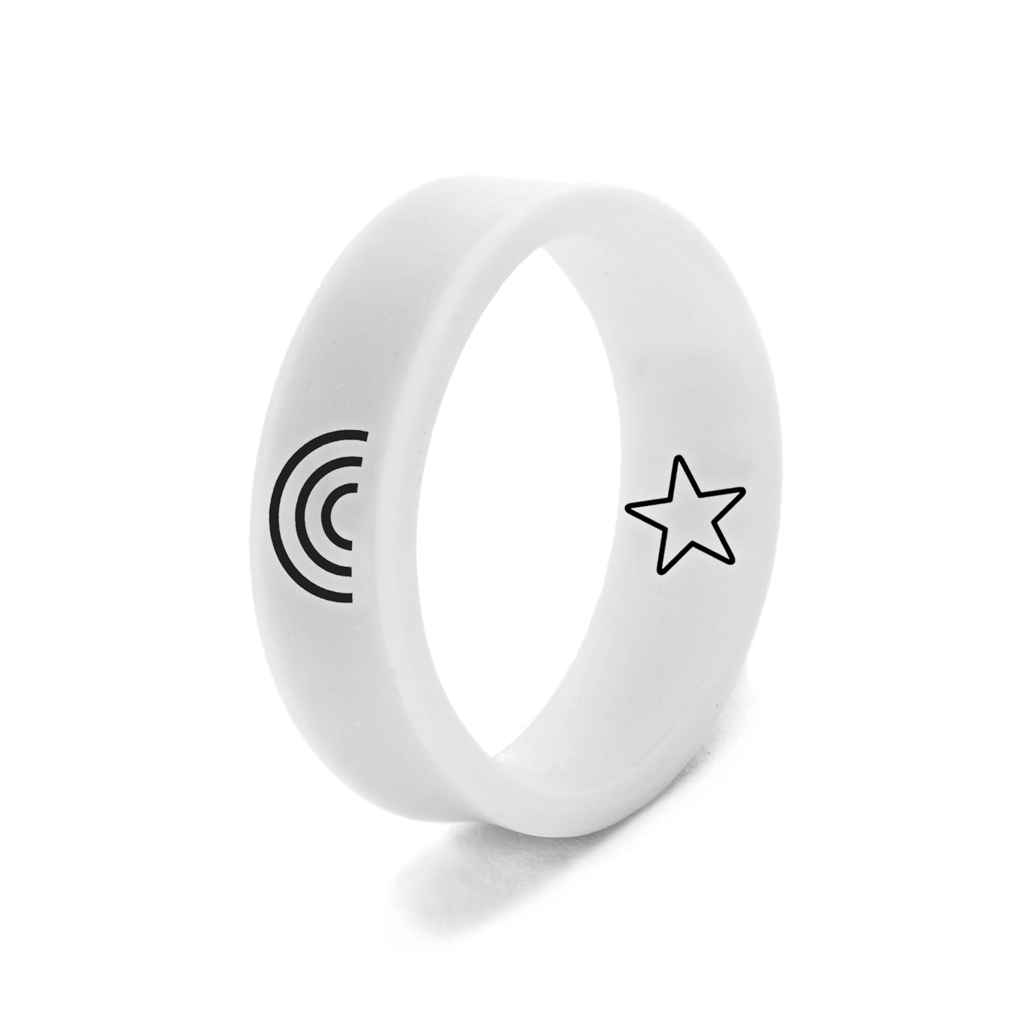 Flip Reversible star / rainbow ring FlipRings