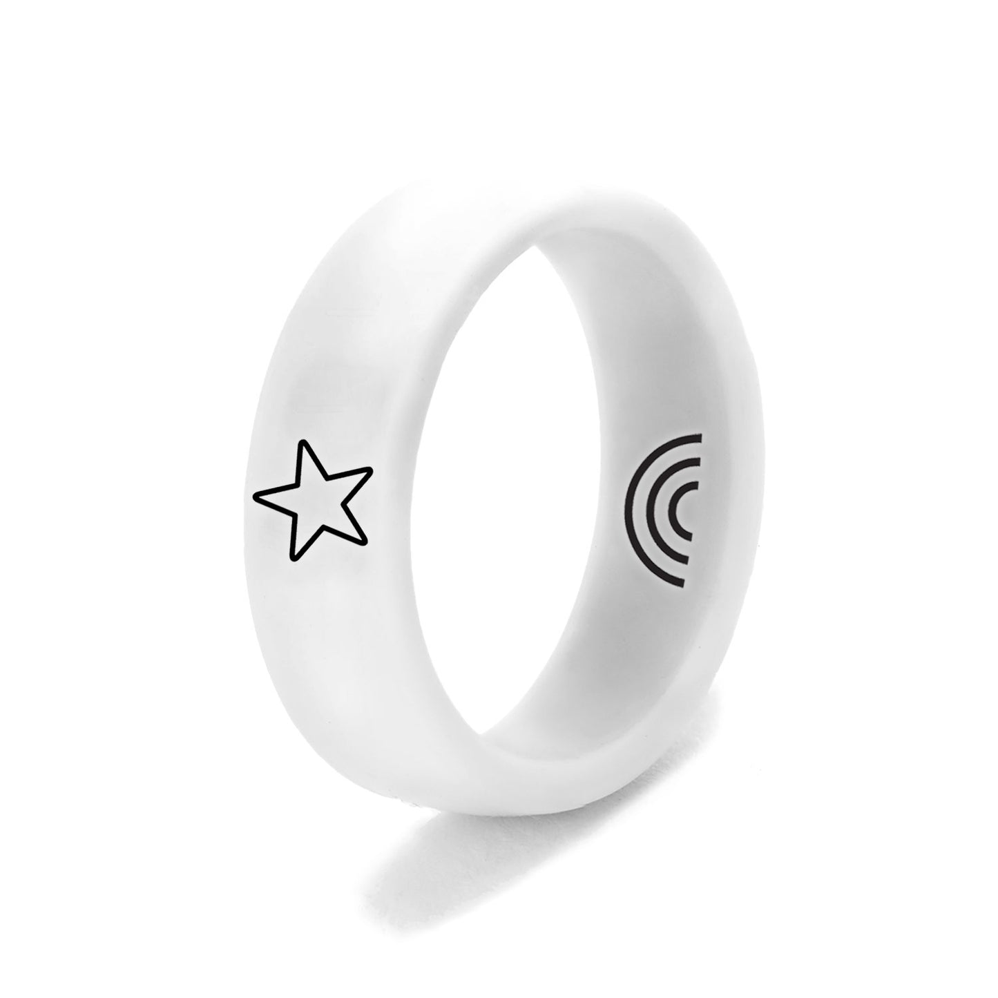 Flip Reversible star / rainbow ring