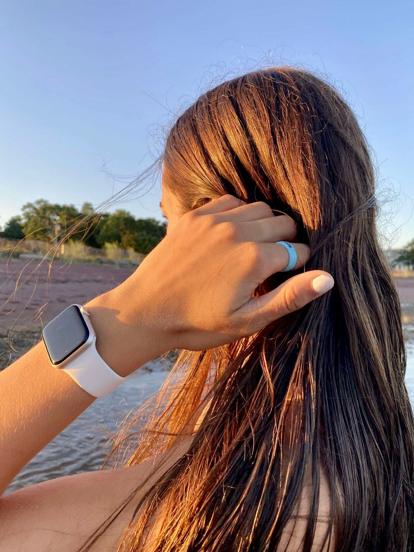 Flip Reversible inhale / exhale ring