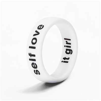 Flip Reversible self love / it girl Ring