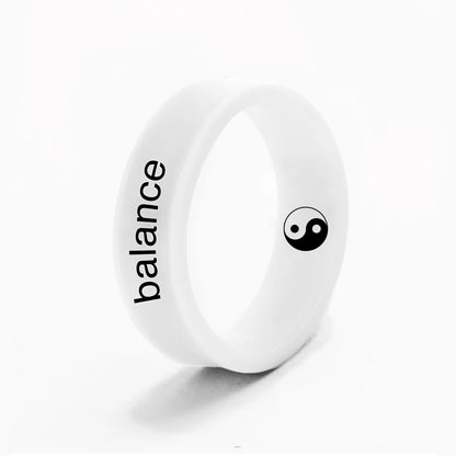 Flip Reversible Yin Yang / Balance Ring