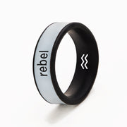 Flip Reversible Aquarius / Rebel Ring