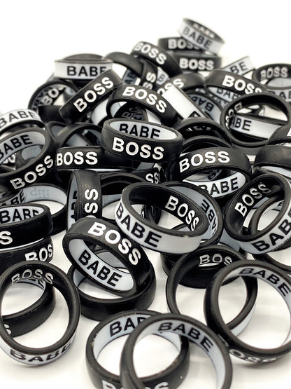 Flip Reversible BOSS / BABE Ring