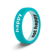 Flip Reversible happy / not happy Ring