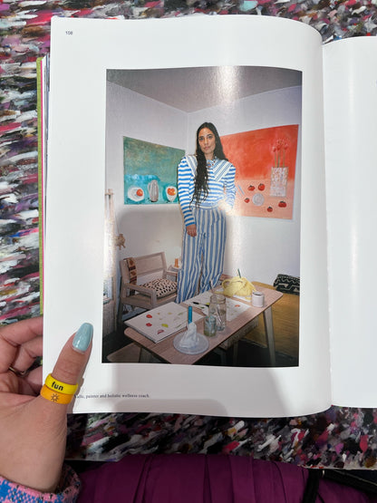 Flip Reversible sun / moon orange ring