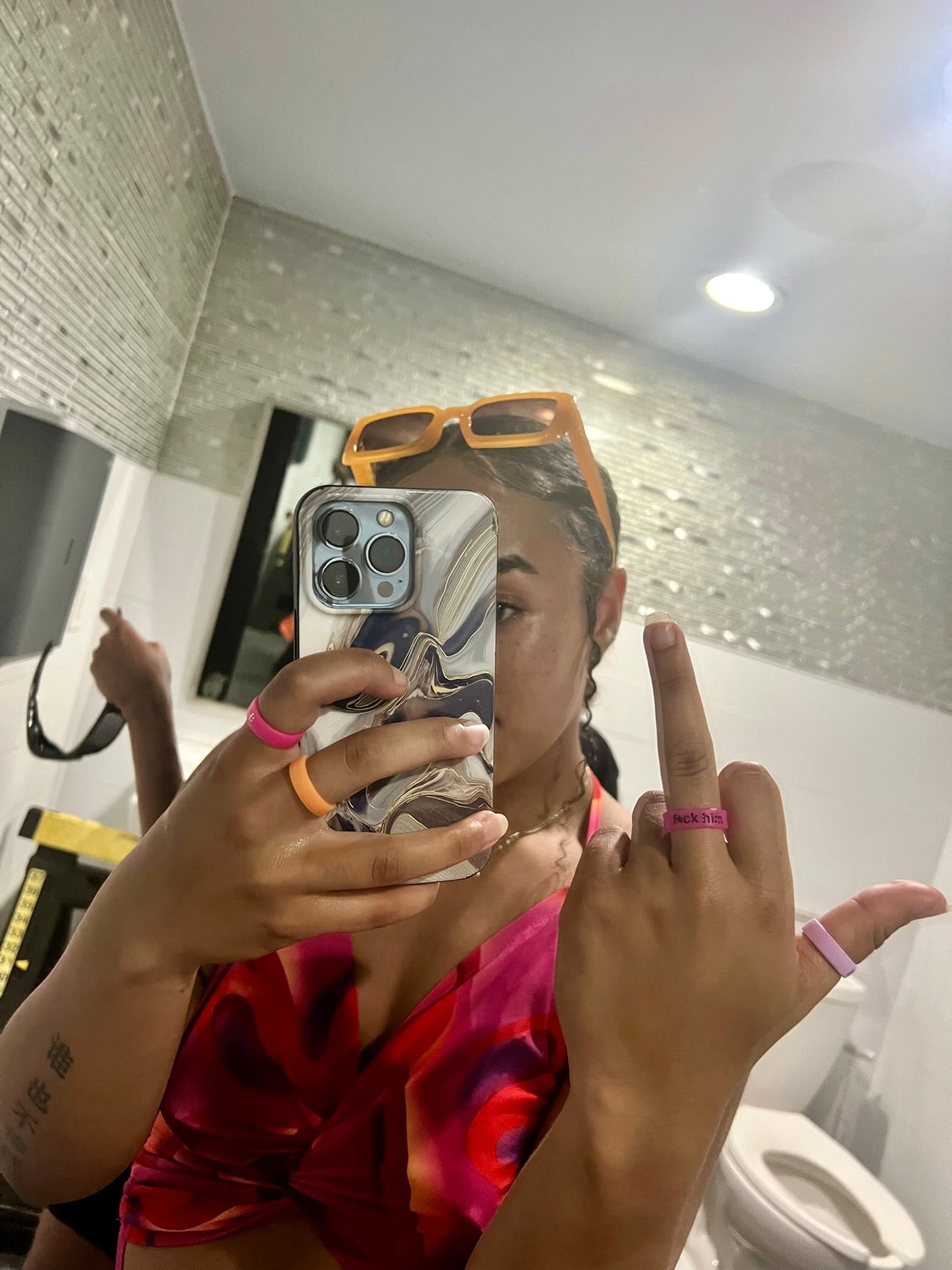 Flip Reversible dump him / f*ck him ring Ring