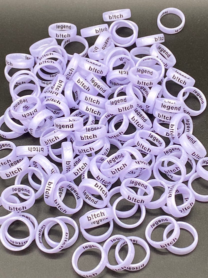 Flip Reversible b!tch / legend ring
