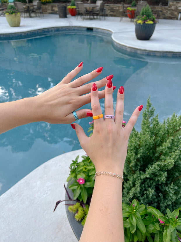 Flip lucky girl summer ring 3 Pack