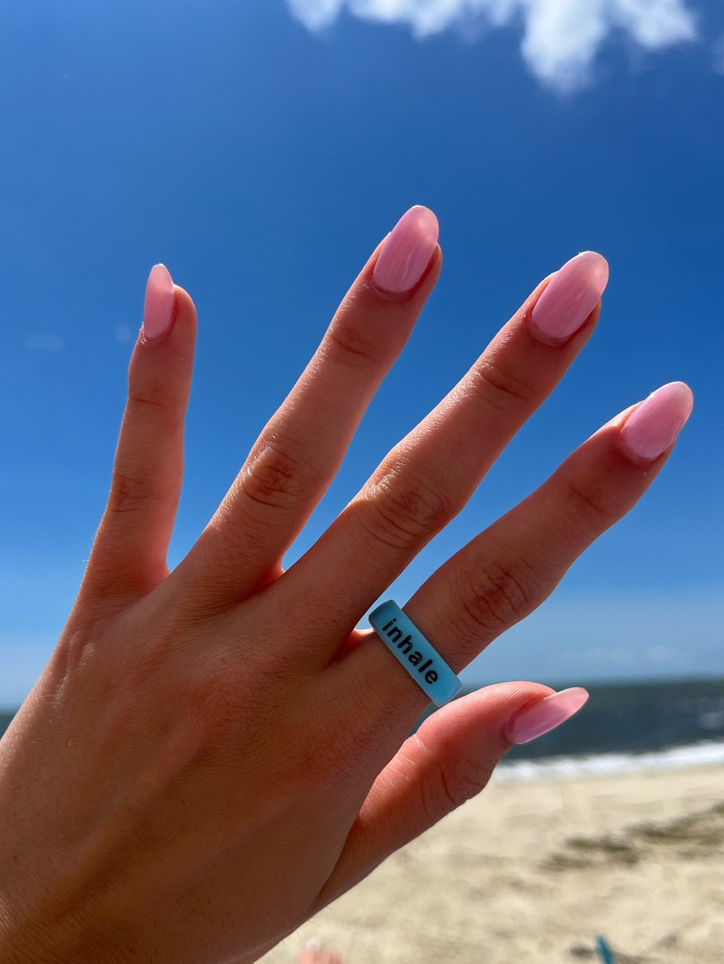 Flip Reversible inhale / exhale ring