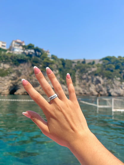 Flip Reversible inhale / exhale ring