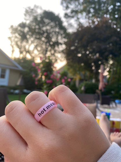 Flip Reversible hot mess / slay ring Ring