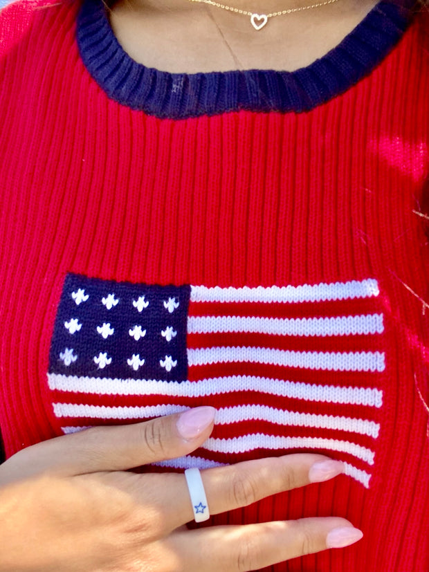 Flip Reversible star / USA ring